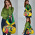 Personalized Jamaica Hummingbird Grocery Bag Tropical Flowers Grunge Flag - Wonder Print Shop