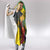 Personalized Jamaica Hummingbird Hooded Blanket Tropical Flowers Grunge Flag - Wonder Print Shop