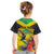 Personalized Jamaica Hummingbird Kid T Shirt Tropical Flowers Grunge Flag - Wonder Print Shop