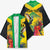 Personalized Jamaica Hummingbird Kimono Tropical Flowers Grunge Flag - Wonder Print Shop