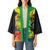 Personalized Jamaica Hummingbird Kimono Tropical Flowers Grunge Flag - Wonder Print Shop