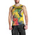 Personalized Jamaica Hummingbird Men Tank Top Tropical Flowers Grunge Flag - Wonder Print Shop
