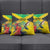 Personalized Jamaica Hummingbird Pillow Cover Tropical Flowers Grunge Flag - Wonder Print Shop