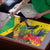 Personalized Jamaica Hummingbird Puzzle Tropical Flowers Grunge Flag - Wonder Print Shop
