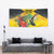 Personalized Jamaica Hummingbird Tapestry Tropical Flowers Grunge Flag - Wonder Print Shop