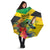 Personalized Jamaica Hummingbird Umbrella Tropical Flowers Grunge Flag - Wonder Print Shop