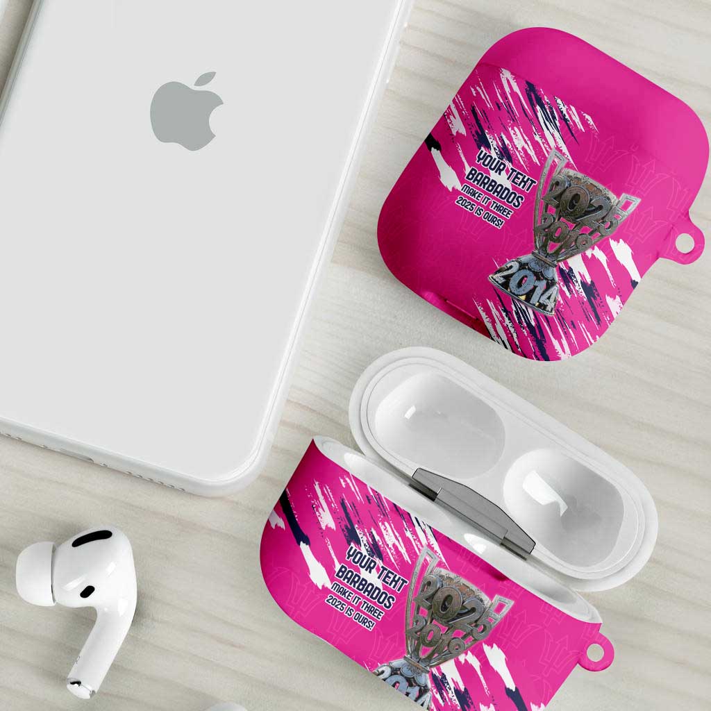 Caribbean Cricket Barbados Personalized AirPods Case Make It Three 2025 is Ours - Wonder Print Shop