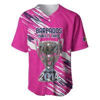 Caribbean Cricket Barbados Personalized Baseball Jersey Make It Three 2025 is Ours - Wonder Print Shop