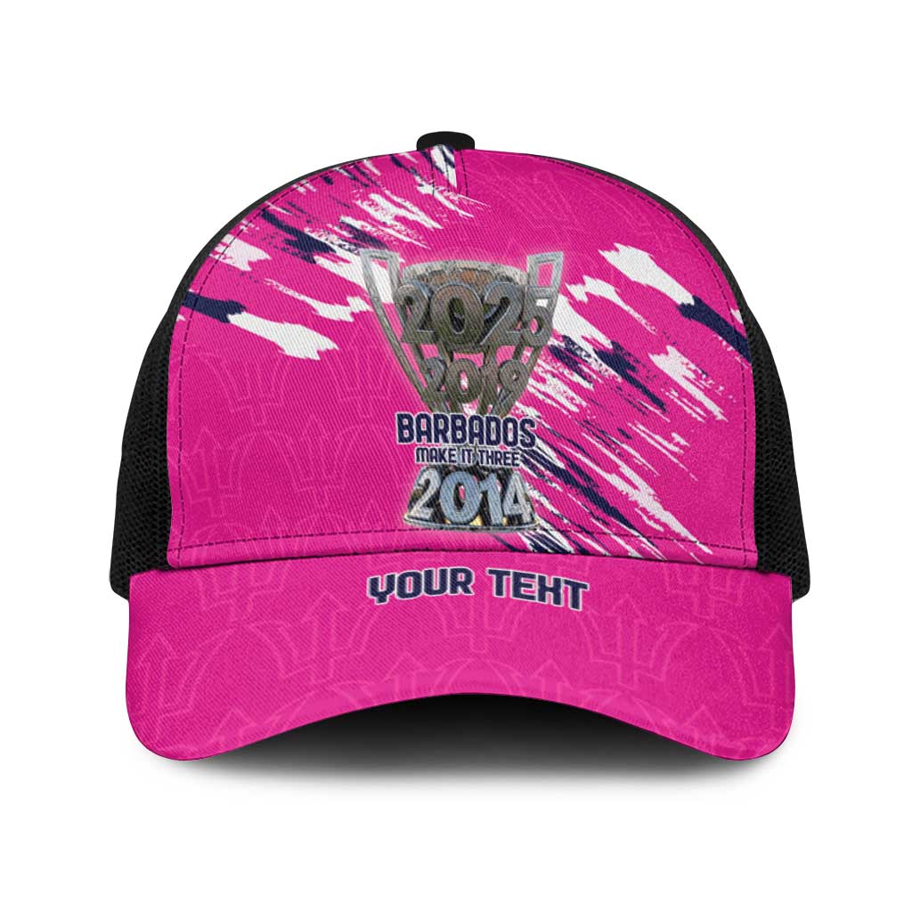 Caribbean Cricket Barbados Personalized Baseball Net Cap Make It Three 2025 is Ours - Wonder Print Shop
