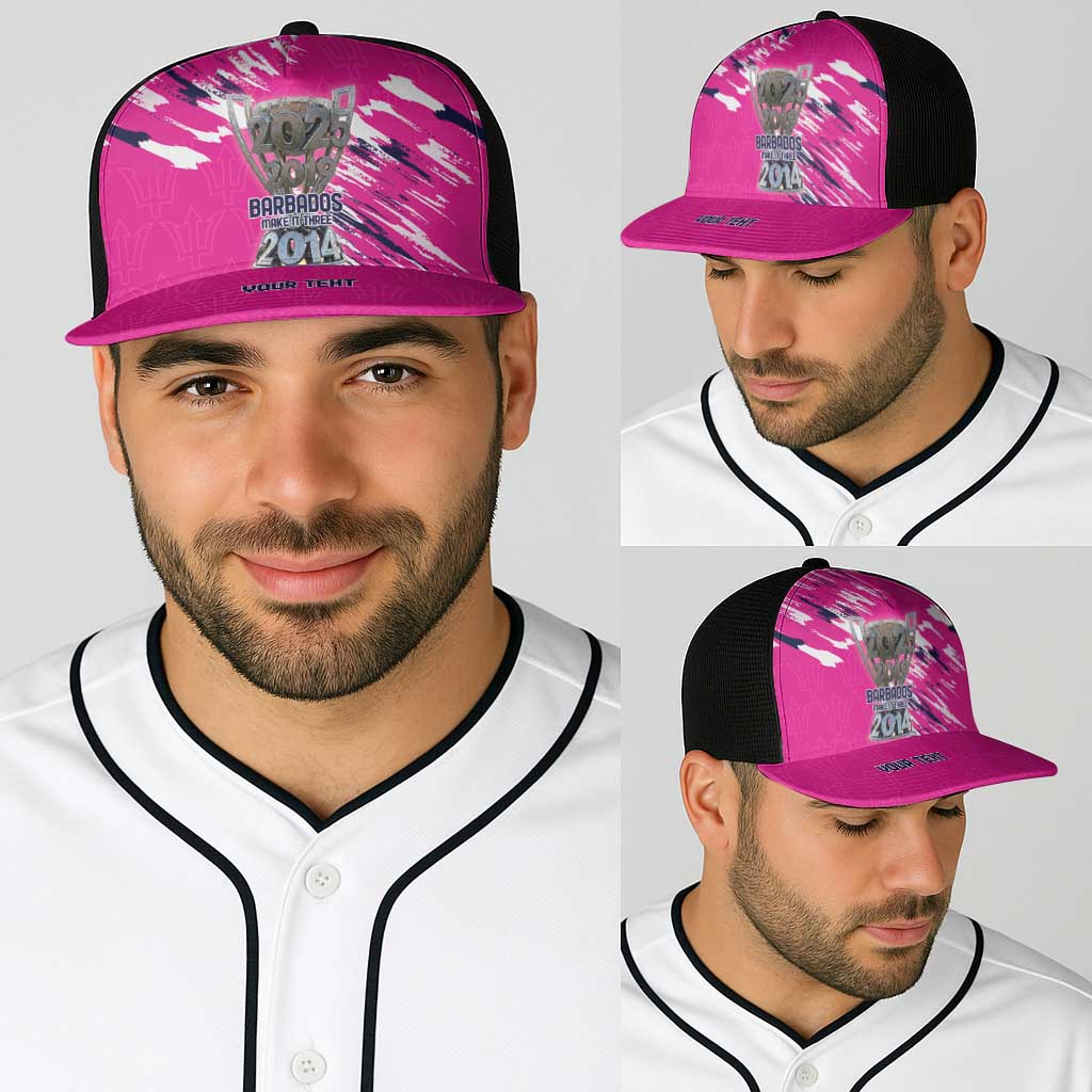 Caribbean Cricket Barbados Personalized Baseball Net Cap Make It Three 2025 is Ours - Wonder Print Shop