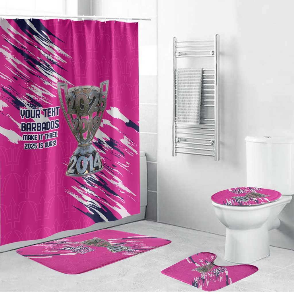 Caribbean Cricket Barbados Personalized Bathroom Set Make It Three 2025 is Ours - Wonder Print Shop