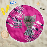 Caribbean Cricket Barbados Personalized Beach Blanket Make It Three 2025 is Ours - Wonder Print Shop