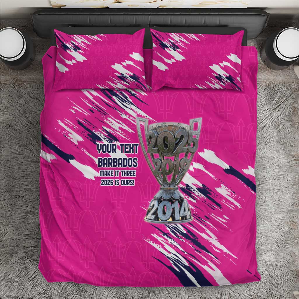 Caribbean Cricket Barbados Personalized Bedding Set Make It Three 2025 is Ours - Wonder Print Shop