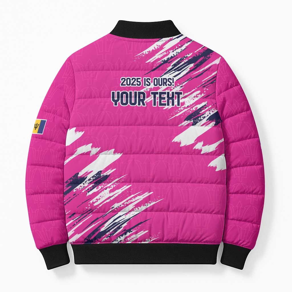 Caribbean Cricket Barbados Personalized Bomber Puffer Jacket Make It Three 2025 is Ours - Wonder Print Shop