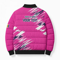 Caribbean Cricket Barbados Personalized Bomber Puffer Jacket Make It Three 2025 is Ours - Wonder Print Shop