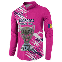Caribbean Cricket Barbados Personalized Button Sweatshirt Make It Three 2025 is Ours - Wonder Print Shop