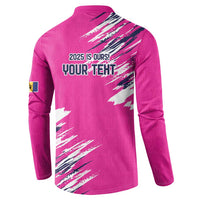 Caribbean Cricket Barbados Personalized Button Sweatshirt Make It Three 2025 is Ours - Wonder Print Shop