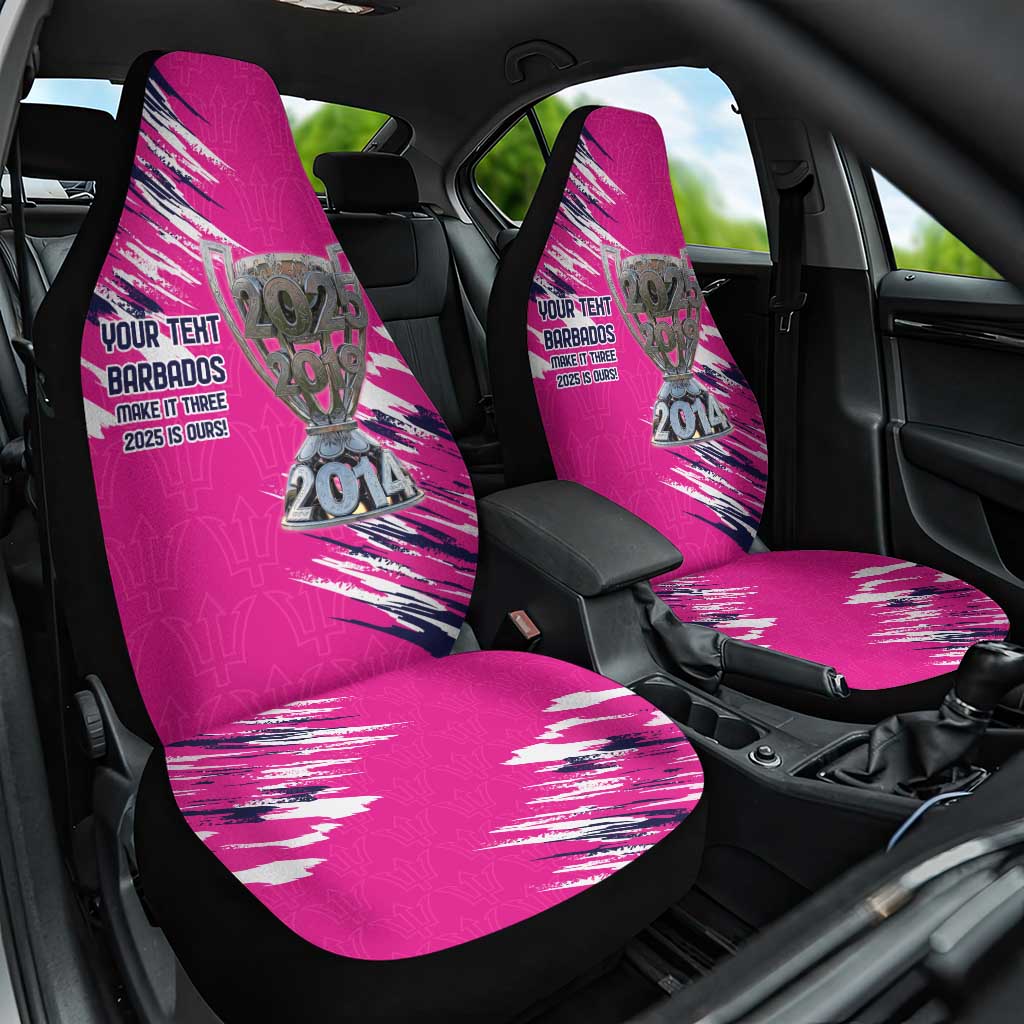 Caribbean Cricket Barbados Personalized Car Seat Cover Make It Three 2025 is Ours - Wonder Print Shop