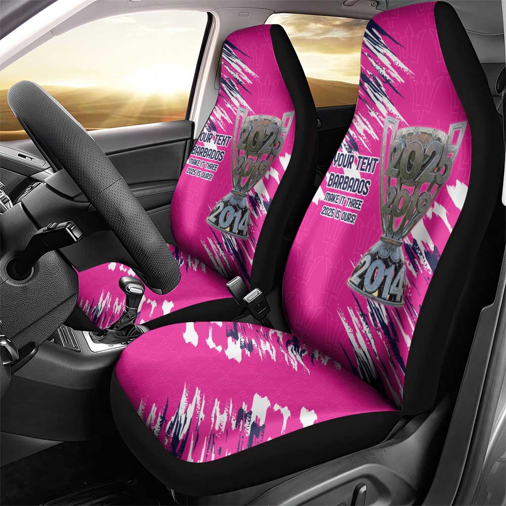 Caribbean Cricket Barbados Personalized Car Seat Cover Make It Three 2025 is Ours - Wonder Print Shop