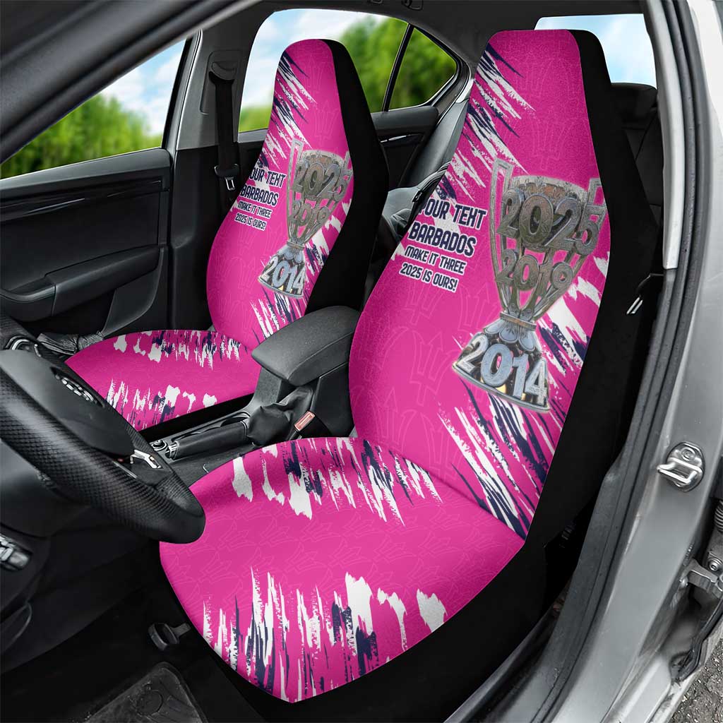 Caribbean Cricket Barbados Personalized Car Seat Cover Make It Three 2025 is Ours - Wonder Print Shop