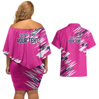 Caribbean Cricket Barbados Personalized Couples Matching Off Shoulder Short Dress and Hawaiian Shirt Make It Three 2025 is Ours - Wonder Print Shop