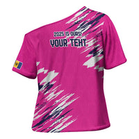 Caribbean Cricket Barbados Personalized Cross Shoulder Shirt Make It Three 2025 is Ours - Wonder Print Shop