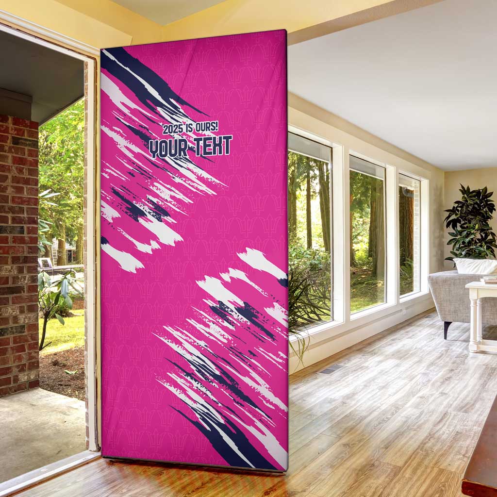 Caribbean Cricket Barbados Personalized Door Cover Make It Three 2025 is Ours - Wonder Print Shop