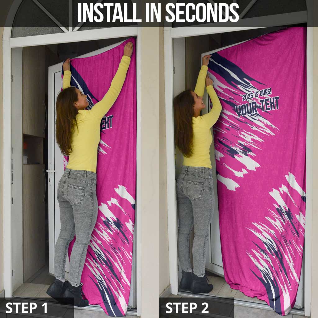 Caribbean Cricket Barbados Personalized Door Cover Make It Three 2025 is Ours - Wonder Print Shop