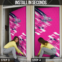 Caribbean Cricket Barbados Personalized Door Cover Make It Three 2025 is Ours - Wonder Print Shop