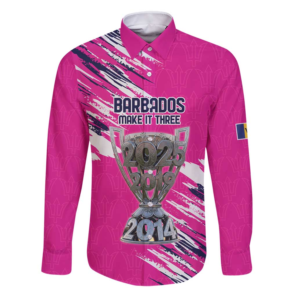 Caribbean Cricket Barbados Personalized Family Matching Long Sleeve Bodycon Dress and Hawaiian Shirt Make It Three 2025 is Ours - Wonder Print Shop