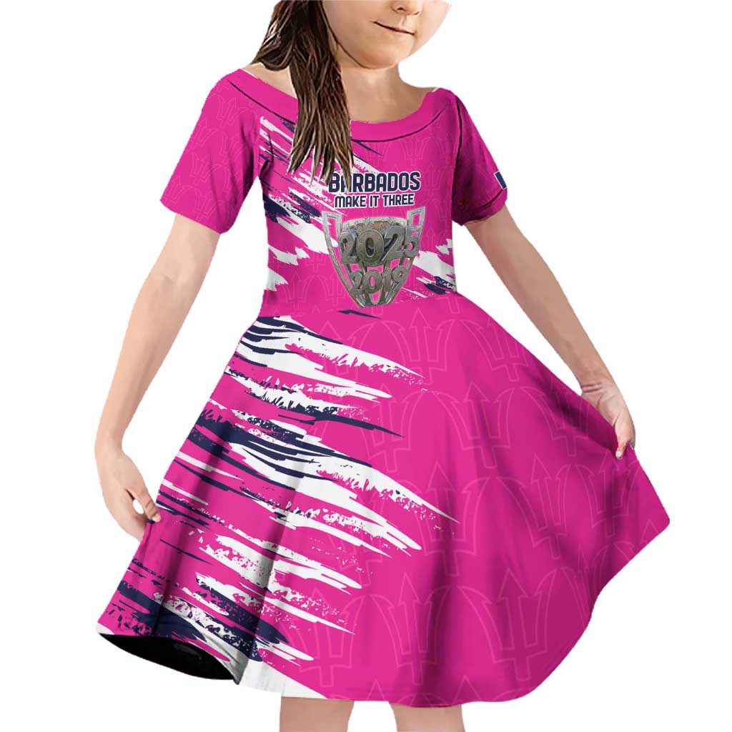 Caribbean Cricket Barbados Personalized Family Matching Off Shoulder Short Dress and Hawaiian Shirt Make It Three 2025 is Ours - Wonder Print Shop