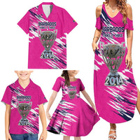Caribbean Cricket Barbados Personalized Family Matching Summer Maxi Dress and Hawaiian Shirt Make It Three 2025 is Ours - Wonder Print Shop