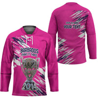 Caribbean Cricket Barbados Personalized Hockey Jersey Make It Three 2025 is Ours - Wonder Print Shop