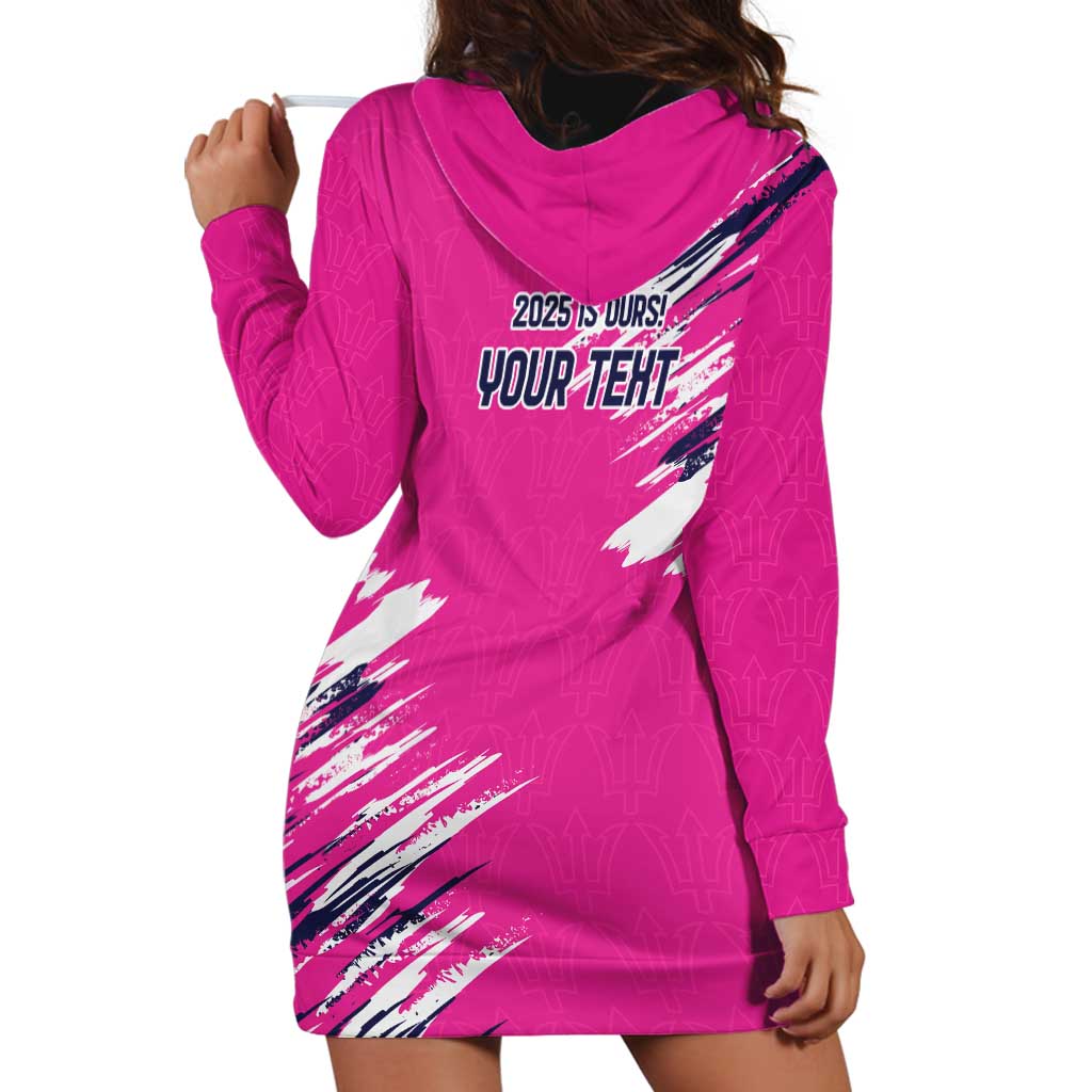 Caribbean Cricket Barbados Personalized Hoodie Dress Make It Three 2025 is Ours - Wonder Print Shop