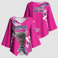 Caribbean Cricket Barbados Personalized Kimono Sleeve Blouse Make It Three 2025 is Ours - Wonder Print Shop