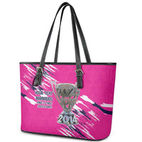 Caribbean Cricket Barbados Personalized Leather Tote Bag Make It Three 2025 is Ours - Wonder Print Shop