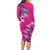 Caribbean Cricket Barbados Personalized Long Sleeve Bodycon Dress Make It Three 2025 is Ours - Wonder Print Shop