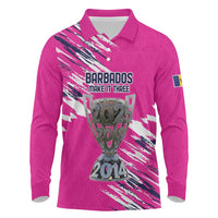 Caribbean Cricket Barbados Personalized Long Sleeve Polo Shirt Make It Three 2025 is Ours - Wonder Print Shop