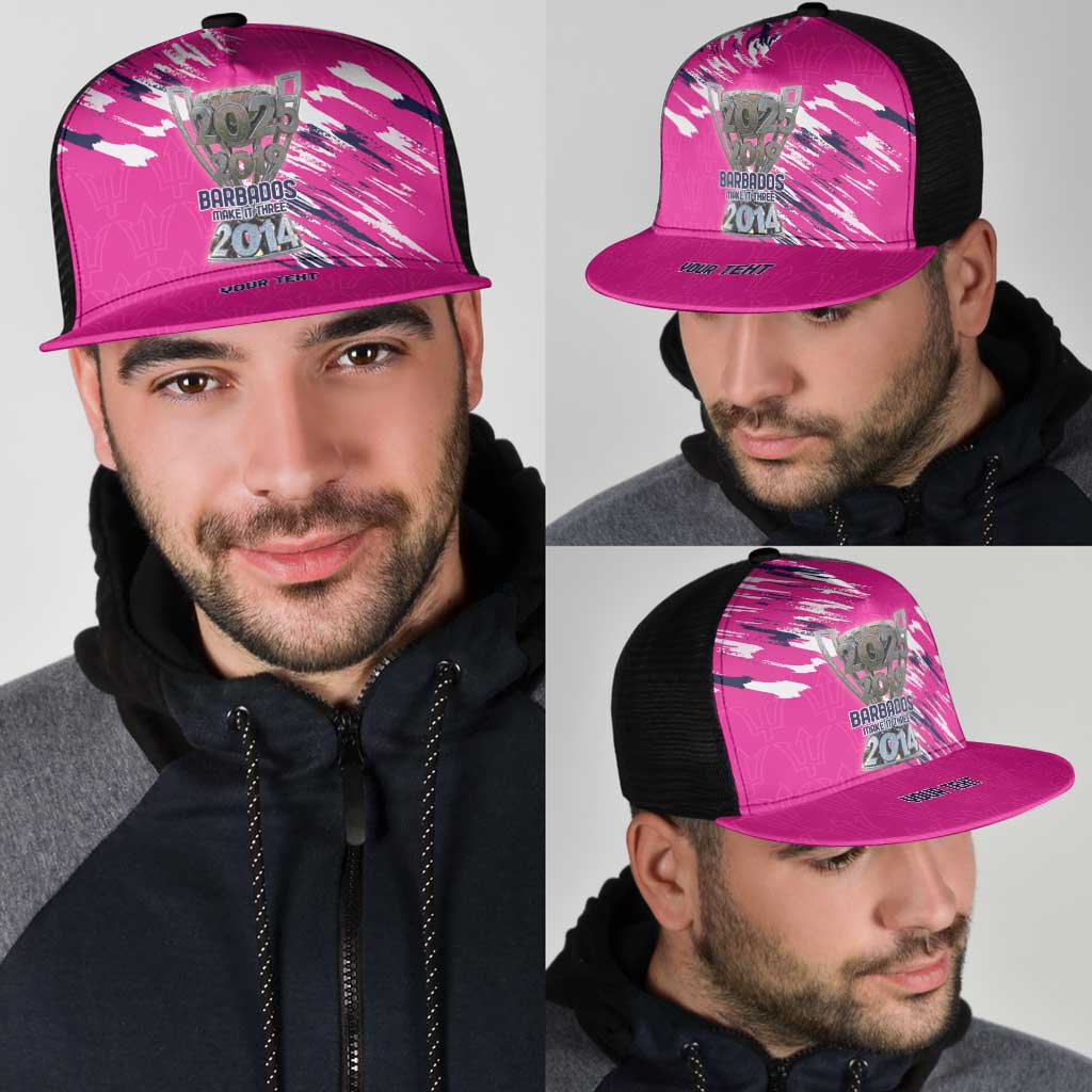 Caribbean Cricket Barbados Personalized Mesh Trucker Cap Make It Three 2025 is Ours - Wonder Print Shop