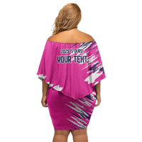 Caribbean Cricket Barbados Personalized Off Shoulder Short Dress Make It Three 2025 is Ours - Wonder Print Shop