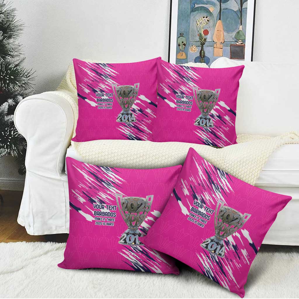 Caribbean Cricket Barbados Personalized Pillow Cover Make It Three 2025 is Ours - Wonder Print Shop