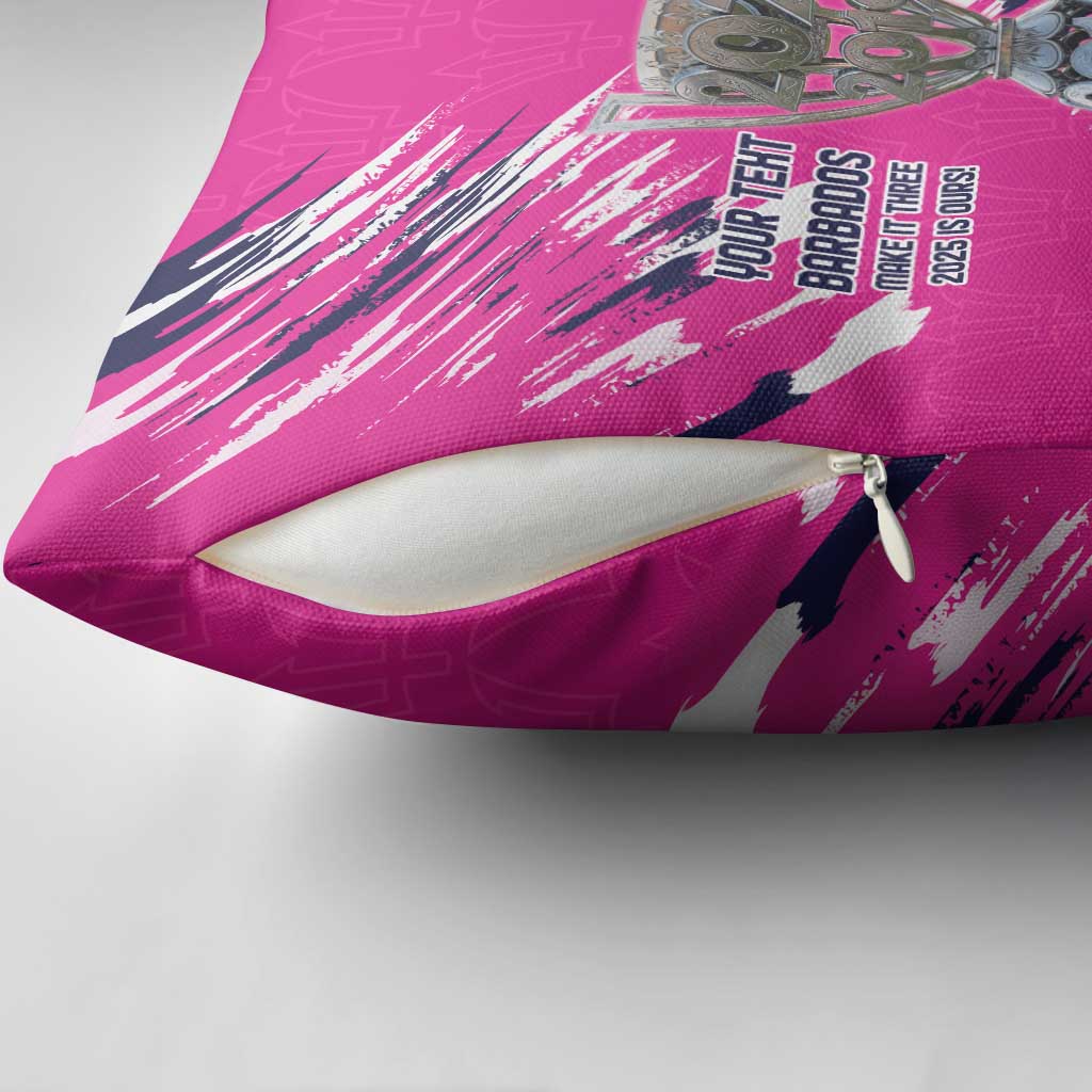 Caribbean Cricket Barbados Personalized Pillow Cover Make It Three 2025 is Ours - Wonder Print Shop