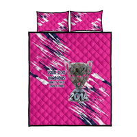 Caribbean Cricket Barbados Personalized Quilt Bed Set Make It Three 2025 is Ours - Wonder Print Shop