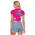Caribbean Cricket Barbados Personalized Raglan Cropped T Shirt Make It Three 2025 is Ours - Wonder Print Shop