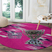 Caribbean Cricket Barbados Personalized Round Carpet Make It Three 2025 is Ours - Wonder Print Shop