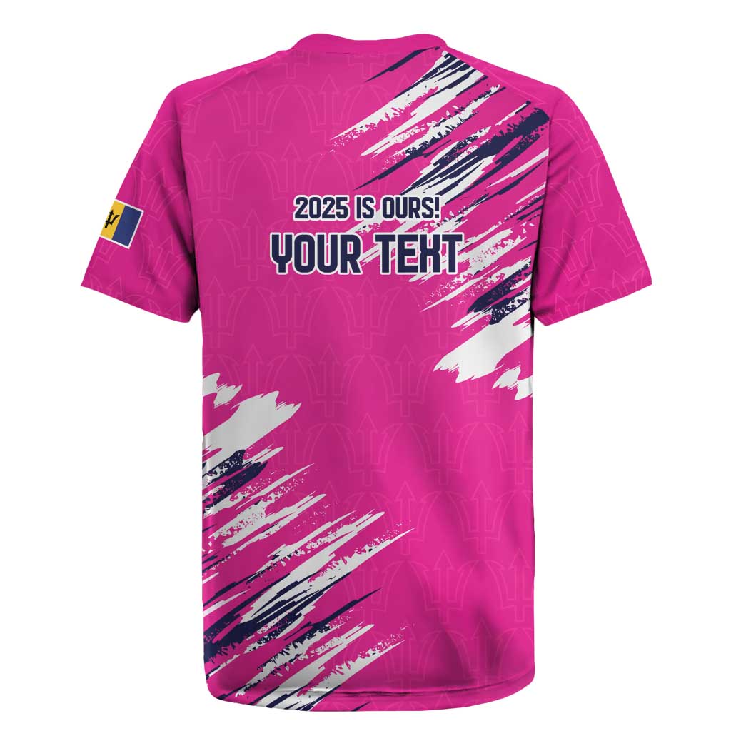 Caribbean Cricket Barbados Personalized Rugby Jersey Make It Three 2025 is Ours - Wonder Print Shop