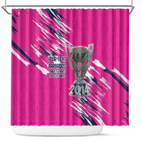 Caribbean Cricket Barbados Personalized Shower Curtain Make It Three 2025 is Ours - Wonder Print Shop