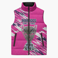 Caribbean Cricket Barbados Personalized Sleeveless Puffer Jacket Make It Three 2025 is Ours - Wonder Print Shop