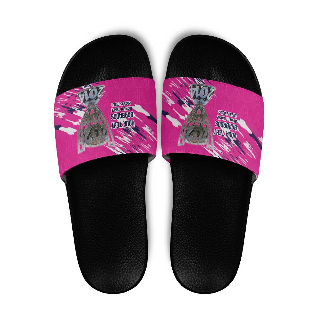 Caribbean Cricket Barbados Personalized Slide Sandals Make It Three 2025 is Ours - Wonder Print Shop