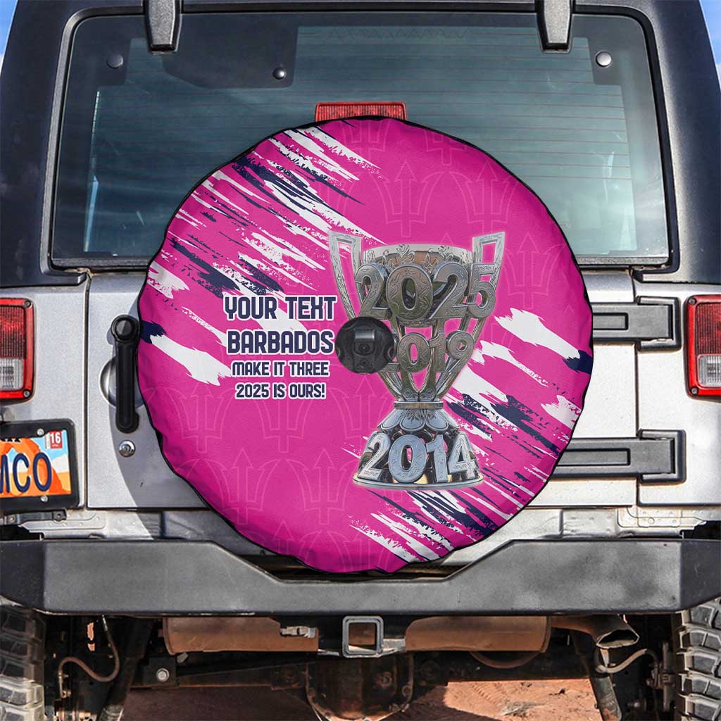 Caribbean Cricket Barbados Personalized Spare Tire Cover Make It Three 2025 is Ours - Wonder Print Shop